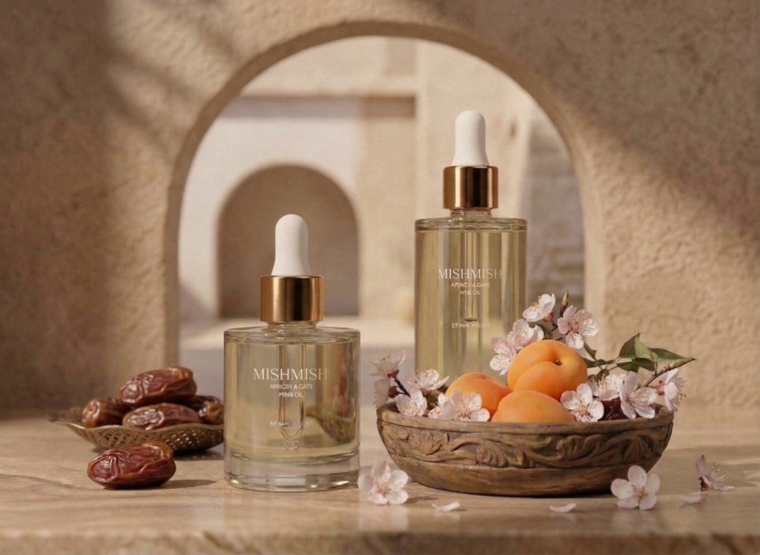 MishMish hair oil with apricots and desert dates